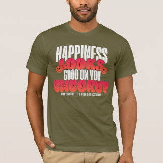 CAMISETA DE HOMBRE FELIZ MIRADA ÁNIMO JERSEY