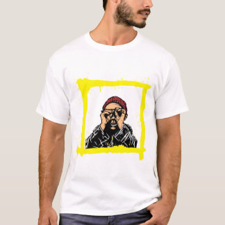 Camiseta de Hombre Genial Urbano con Gafas de Sol 