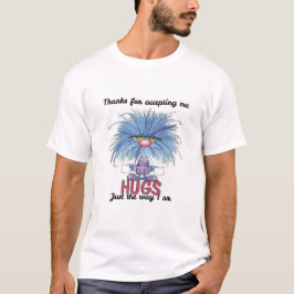 Camiseta de hombre Gracias por aceptarme
