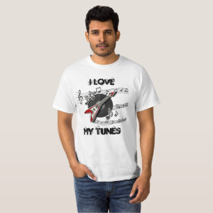 Camiseta de hombre I Love My Tunes