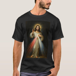 Camiseta de hombre Jesús de la Divina Misericordia