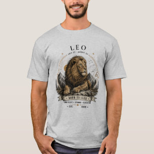 Camiseta de hombre Leo Zodiaco León