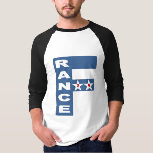 Camiseta de hombre manga Raglan FRANCIA 26