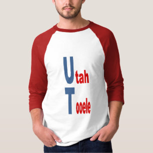 Camiseta de hombre manga Raglan UTAH TURISMO