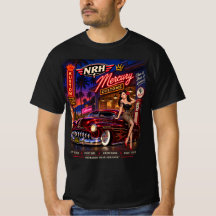Camiseta de hombre Mercury Customs Vintage Pin-Up