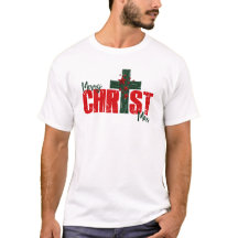 Camiseta de hombre Navidad alegre CRISTO