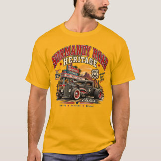 Camiseta de hombre Normandy Road Heritage Route 66