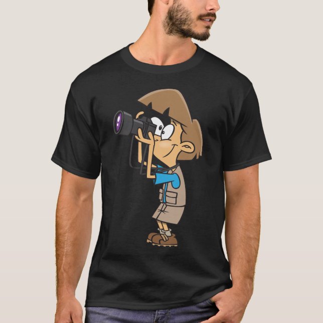 Camiseta de hombre para fotógrafo (Anverso)