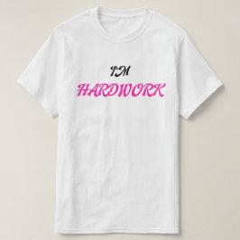 Camiseta de hombre para pareja adorable y trabajad