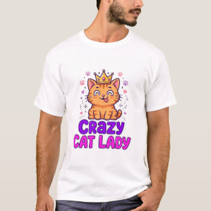 Camiseta de hombre para Señora Loca de los Gatos