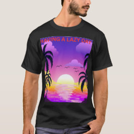Camiseta de hombre para un día relajado en la pues