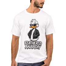 Camiseta de hombre pato de Anarquía Emplumada