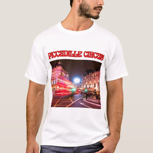 Camiseta de hombre Piccadilly Circus (Anverso)