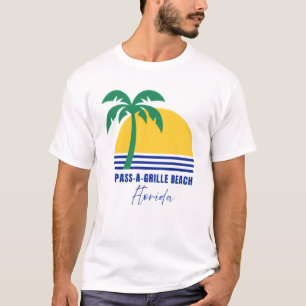Camiseta de Hombre Playa Pass-A-Grille Florida