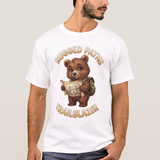 Camiseta de hombre Rugged Paths Trailblazer Bear