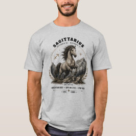 Camiseta de hombre Sagitario Zodiaco Caballo