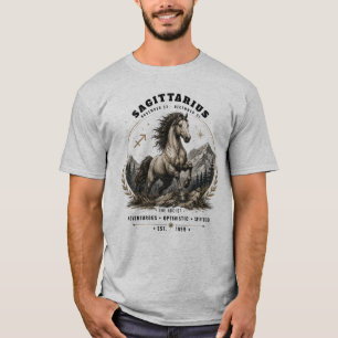 Camiseta de hombre Sagitario Zodiaco Caballo