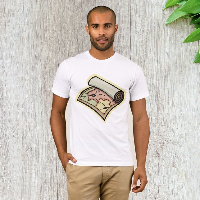 Camiseta de hombre Scroll Map Mens (Subido por el creador)