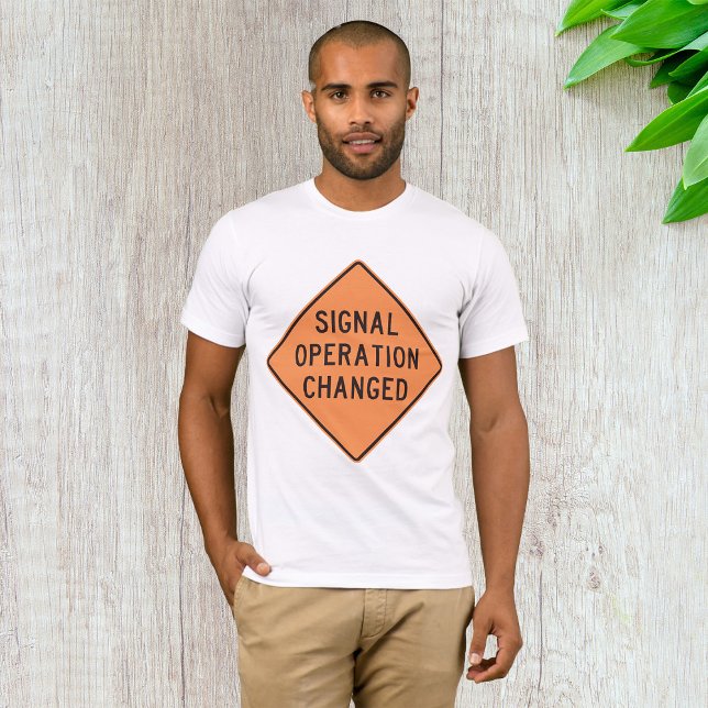 Camiseta de hombre Signal Operation Changed (Subido por el creador)