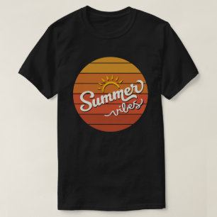 Camiseta de hombre Summer Vibes Retro Sunset