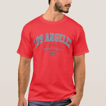 Camiseta de hombre universitaria vintage de la cos