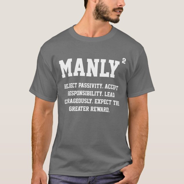 CAMISETA DE HOMBRES AJUSTADA - PASIVIDAD DEL RECHAZO (Anverso)