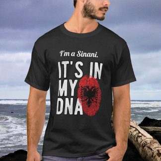 Camiseta de hombres albaneses de personalizable