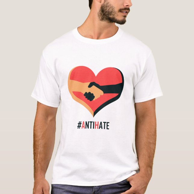 Camiseta de hombres antiodio (Anverso)