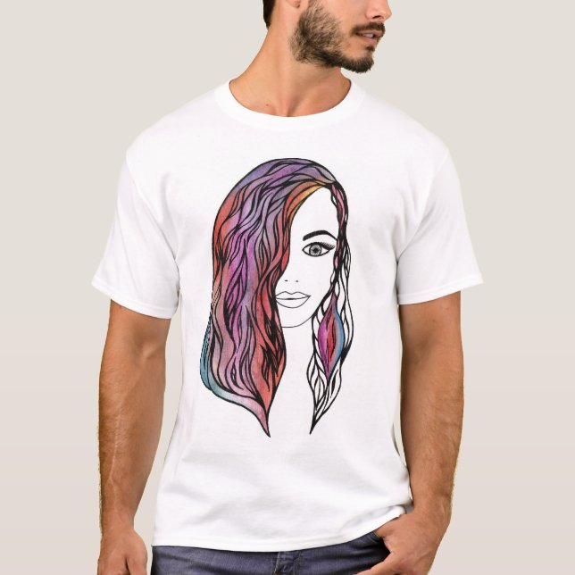 Camiseta de hombres con una foto (Anverso)