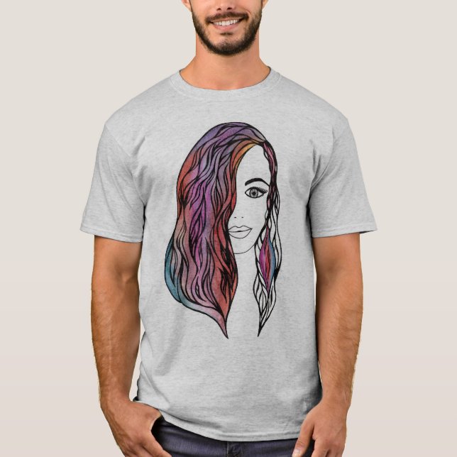 Camiseta de hombres con una foto (Anverso)