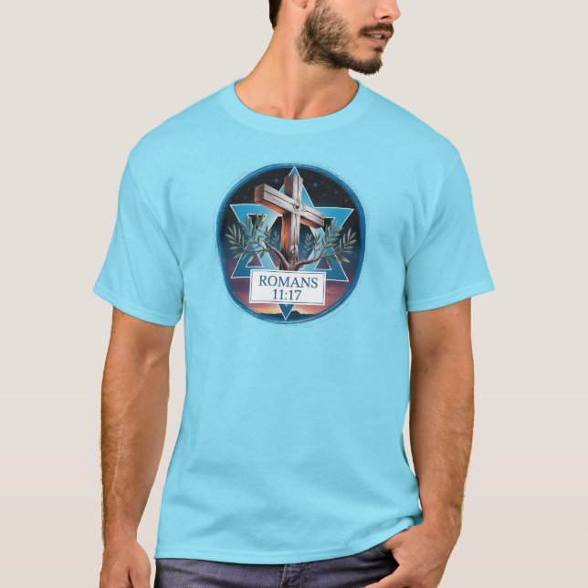 Camiseta de hombres cristianos (Anverso)