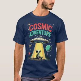 camiseta de hombres de aventura cósmica