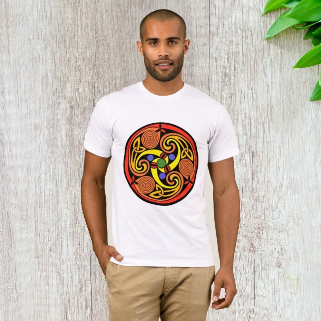 Camiseta de hombres de espiral celta (Subido por el creador)