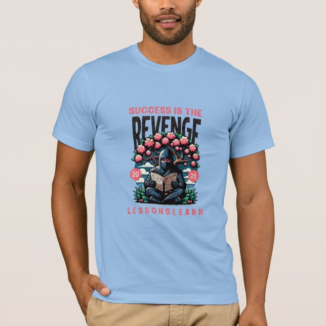 CAMISETA DE HOMBRES DE LECCIONES DE VENGANZA DE ÉX (Anverso)