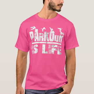 Camiseta de Hombres de Parkour Amantes Regalos de