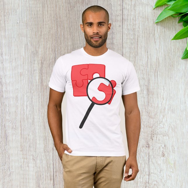 Camiseta de hombres de piezas de rompecabezas (Subido por el creador)