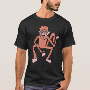 Camiseta de hombres mono raros y espeluznantes