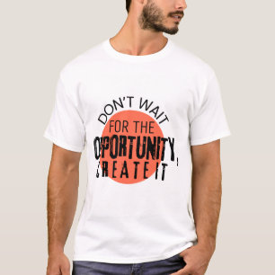 Camiseta de hombres motivacionales