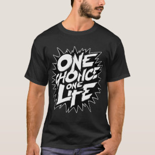 camiseta de hombres negros de una sola elección