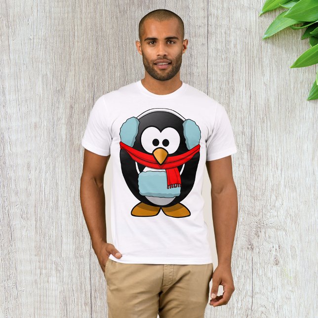 Camiseta de hombres pingüinos congelados (Subido por el creador)