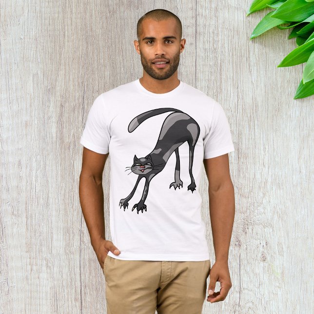 Camiseta de hombres que estiran gatos (Subido por el creador)