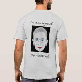 Camiseta de hombres, ¡RBG sea tristemente célebre!