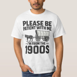 Camiseta de hombres retro astuto e inteligente