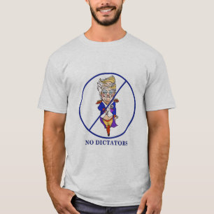 Camiseta de hombres sin dictadores