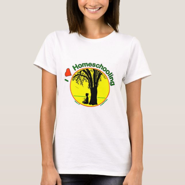 Camiseta de Homeschool para mujer (Anverso)