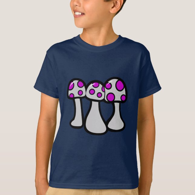 Camiseta de hongo con manto (Anverso)