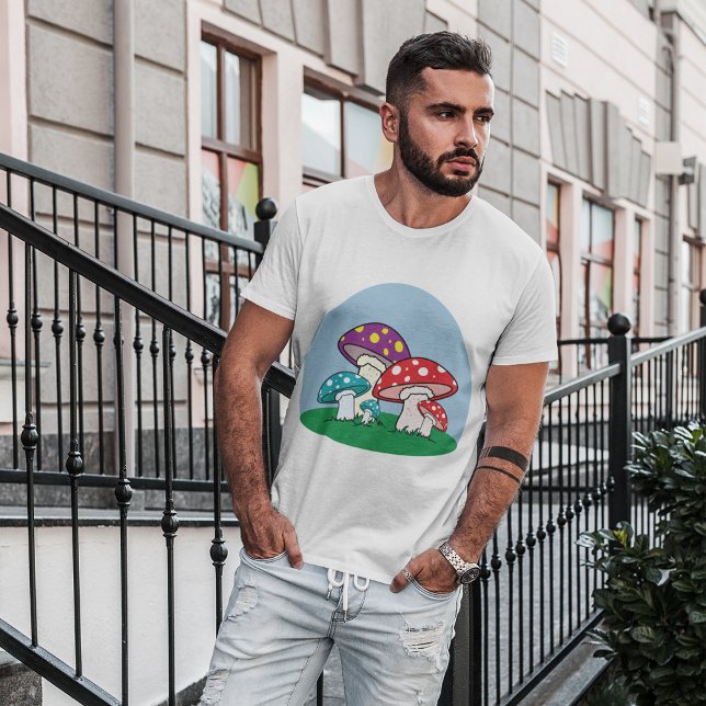 Camiseta de Hongos Coloridos (Subido por el creador)