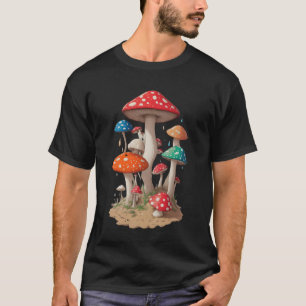 Camiseta de Hongos Mágicos Camiseta Hippie Mic