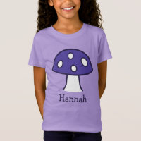 Camiseta de hongos morados (niño)