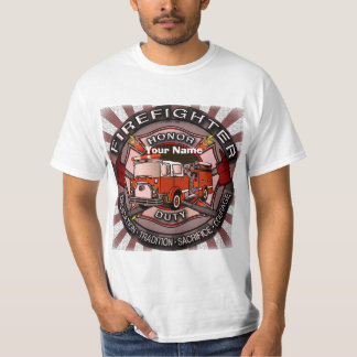 Camiseta de honor del bombero